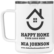 Customizable 10-oz Insulated Coffee Mug for Real Estate Professionals