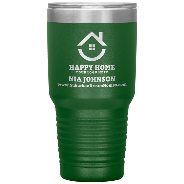 Customizable 30-oz Insulated Tumbler for Real Estate Professionals