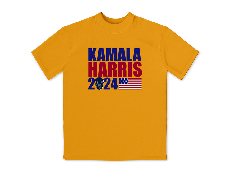 Kamala Harris 2024 Youth T-Shirt – Soft Cotton, Pre-Shrunk Bison Design