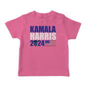 Kamala Harris 2024 Toddler T-Shirt – Bison Design Soft Cotton Fine Jersey