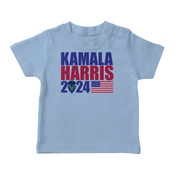 Kamala Harris 2024 Toddler T-Shirt – Bison Design Soft Cotton Fine Jersey