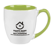 Custom Maren Ceramic Bistro Mug – 16 oz. with Logo Branding for Realtors (Case of 24) – Stylish Promotional Giveaways for Real Estate Professionals