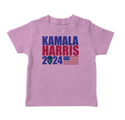 Kamala Harris 2024 Toddler T-Shirt – Bison Design Soft Cotton Fine Jersey