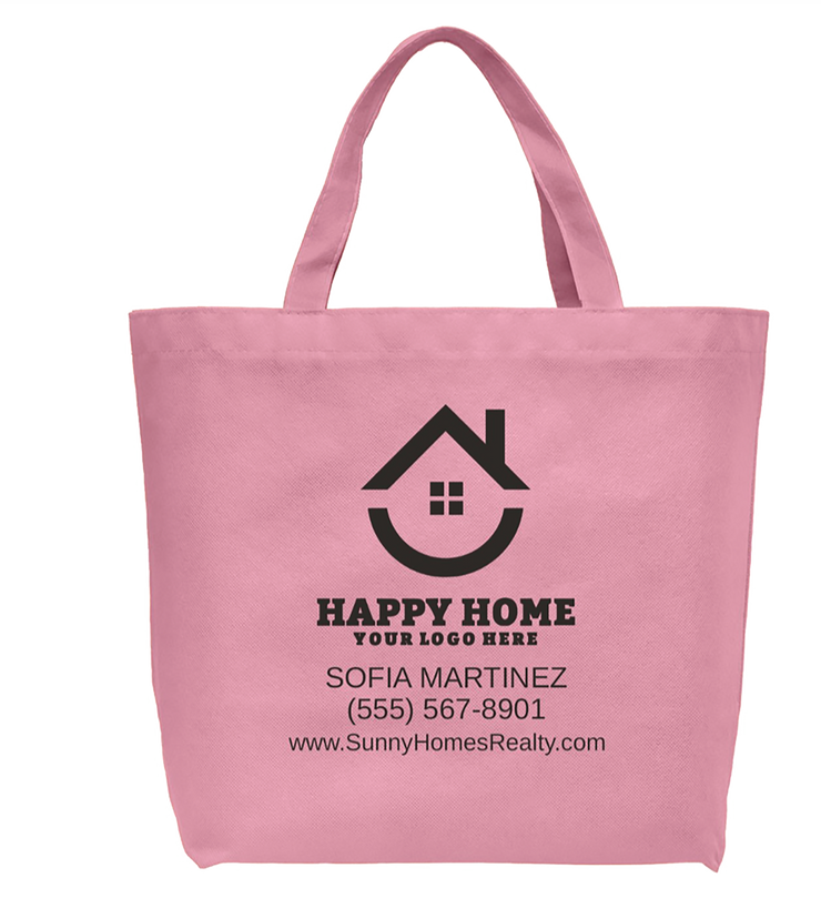 Custom Eco-Friendly Realtor Tote Bags - Perfect Client Gifts in Bulk (Min. Order 50)