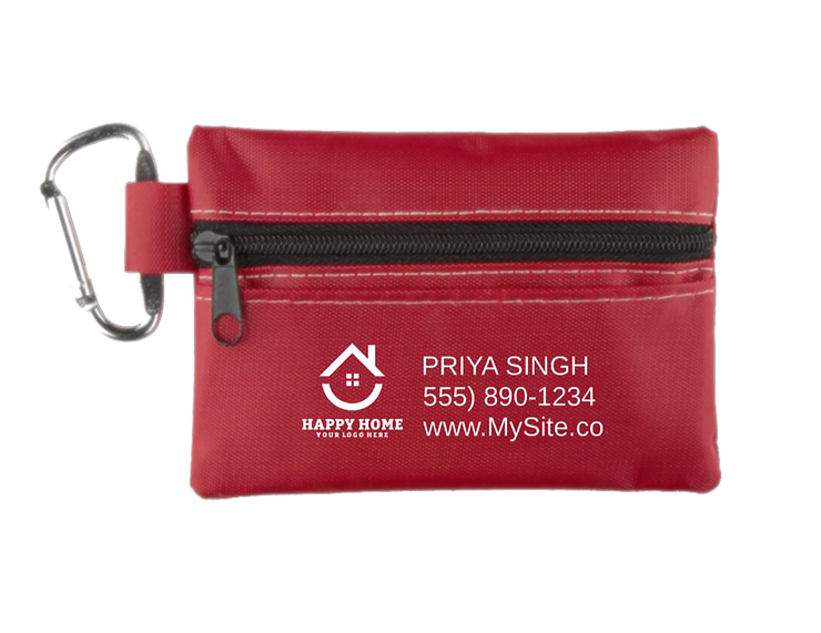 Custom Realtor First Aid Pouch - Safety Meets Branding