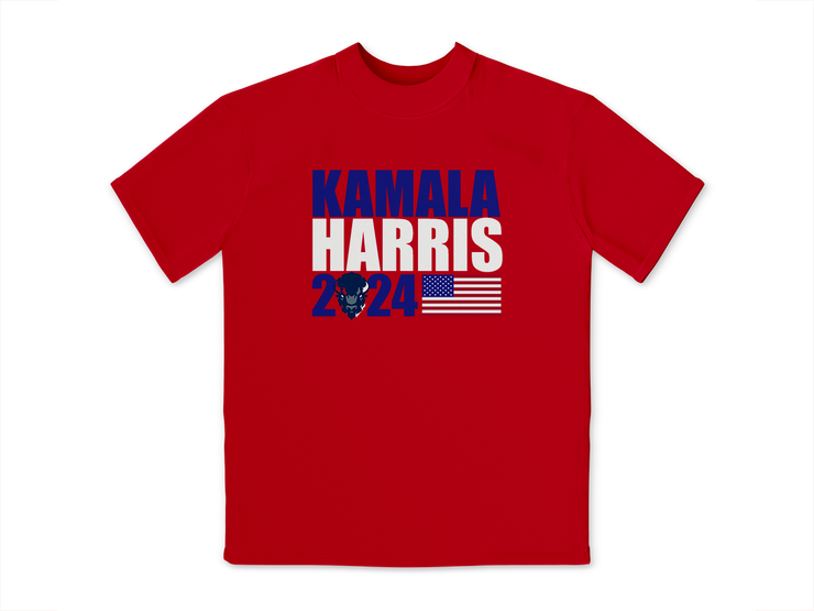 Kamala Harris 2024 Youth T-Shirt – Soft Cotton, Pre-Shrunk Bison Design