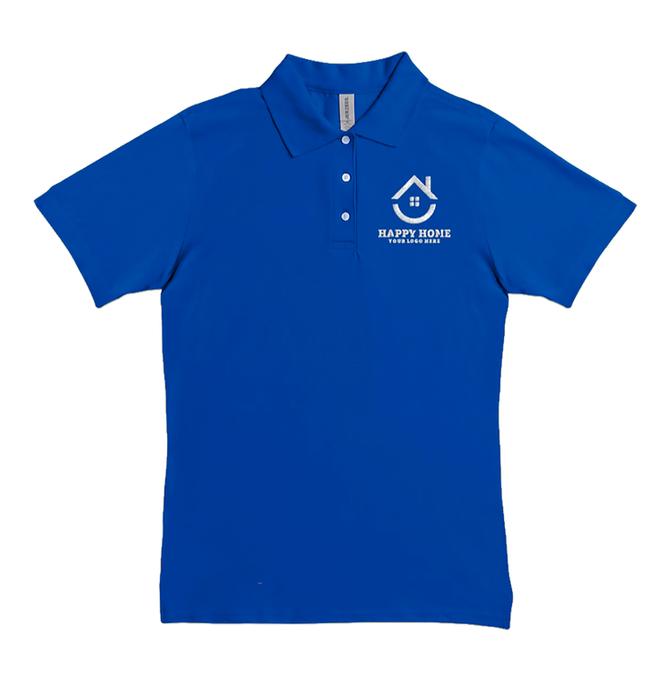 Custom Embroidered JERZEES® Piqué Women’s Polo Shirt for Real Estate Professionals – Elevate Your Team's Style with Your Brand
