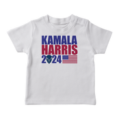 Kamala Harris 2024 Toddler T-Shirt – Bison Design Soft Cotton Fine Jersey