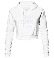Real Estate Life Bling Cropped Hoodie